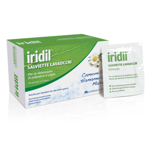 Iridil Solution Oculaire – 28 Lingettes