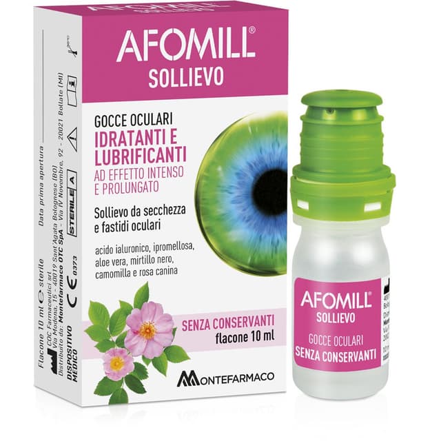 Afomill Sollievo – Gouttes oculaires, 10 ml