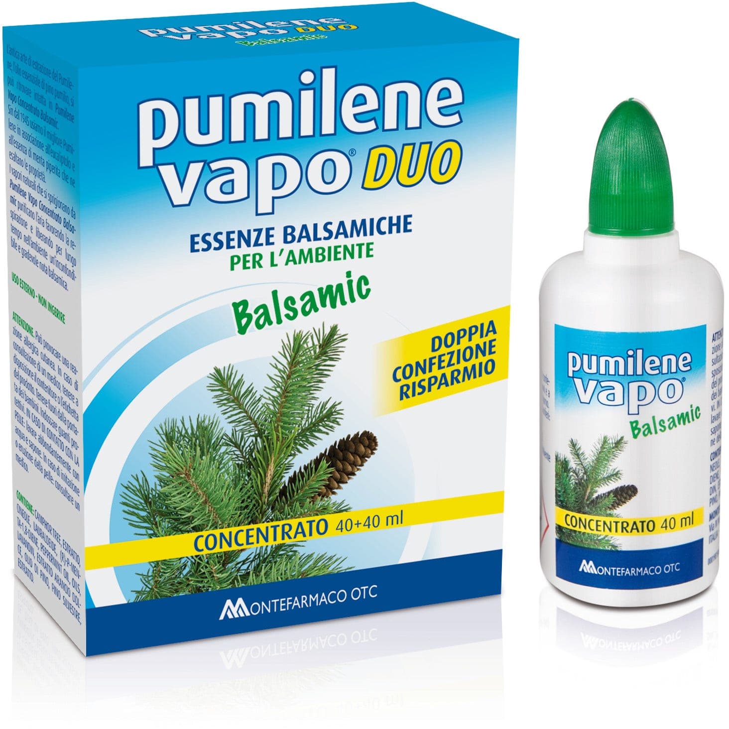 Pumilene Vapo Duo – 2x40 ml avec diffuseur
