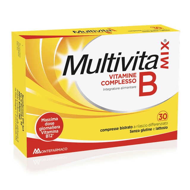 Complexe vitamines B + Calcium – 30 Comprimés | Multivitamix B-Vitamin Bistra