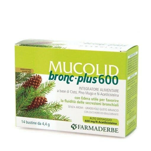 Mucolid Bronc 600 Plus – 14 sachets