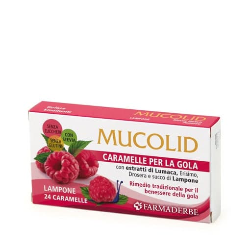 Mucolid Lumaca e Lampone – 24 Bonbons