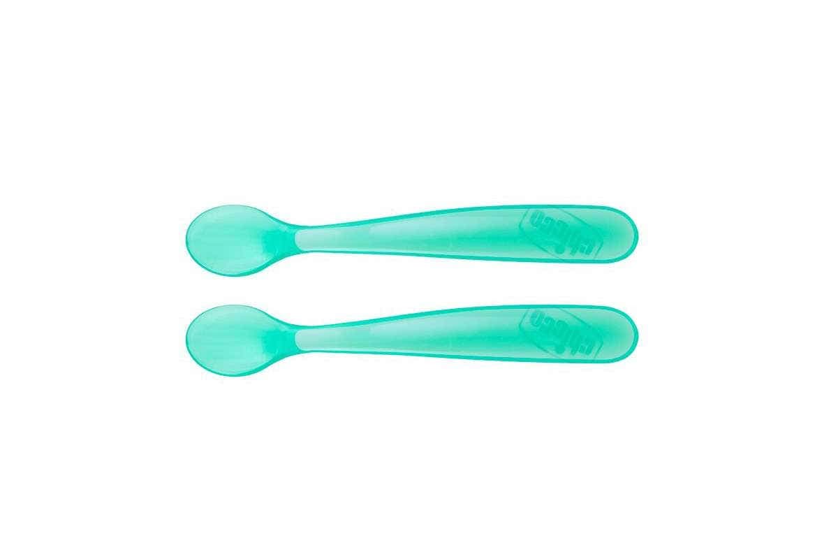 Silikon-Kinderbesteck Blau – 6 Monate+