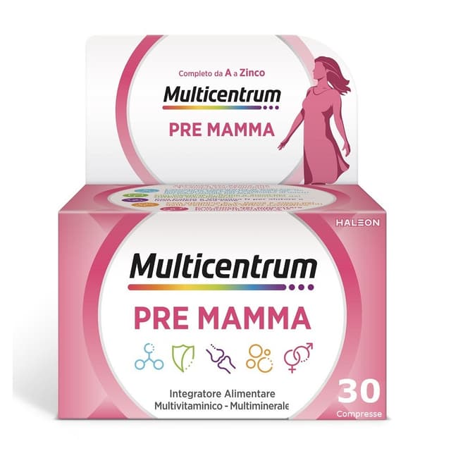 Multivitamines + Fer – 30 comprimés | Multicentrum Pre Mamma