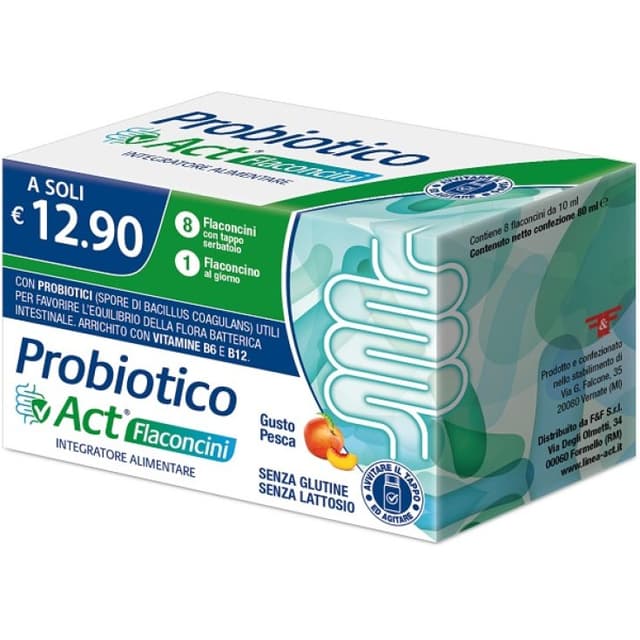 Complexe vitamines B + Calcium – 8 flacons | Probiotico Act