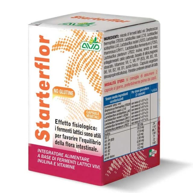 Probiotiques (ferments lactiques) – 25 gélules de 10 g | Starterflor