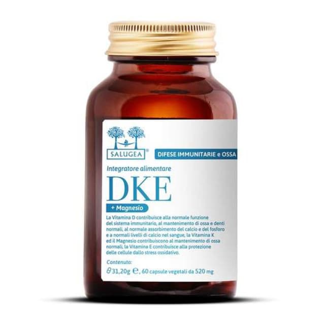 Magnésium + Vitamine D3 – 60 gélules | Salugea DKE + Magnesio