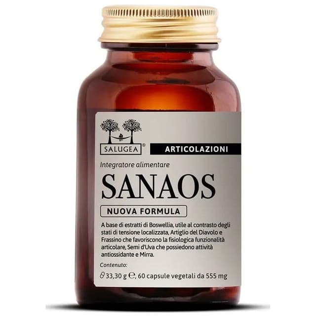 Boswellia + Vigne rouge – 60 gélules végétales | Salugea Sanaos NF