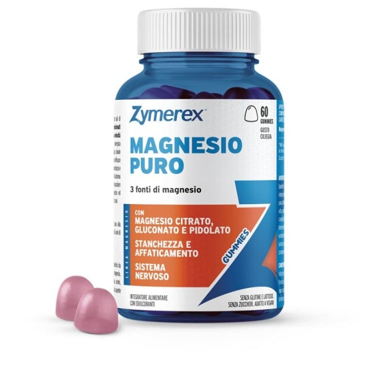 Zymerex Gum Magnesium Pur – 60 gommes à mâcher