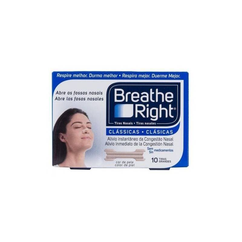 Breath Right Classici – 10 Stück Nasenpflaster