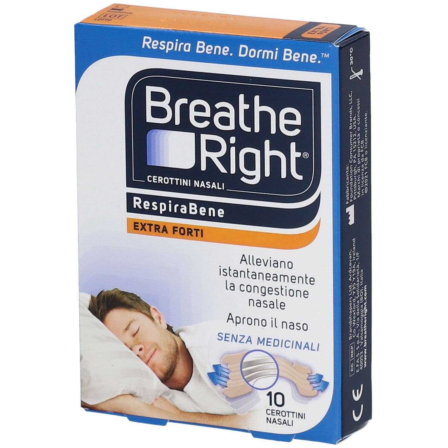 Breath Right Extra Stark – 10 bandelettes nasales