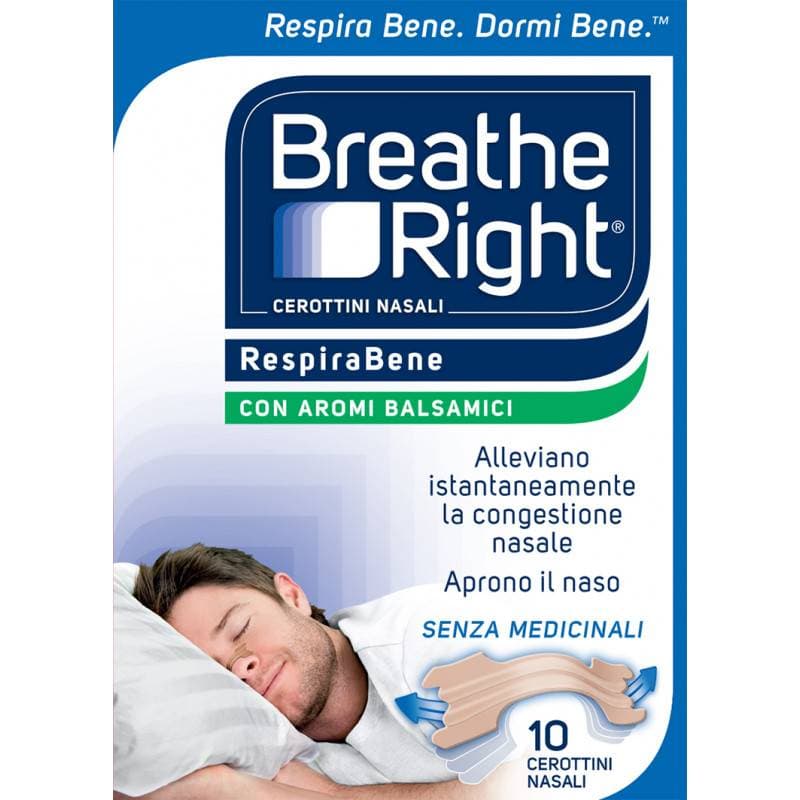 Breath Right Balsamici – 10 Stück Nasenpflaster