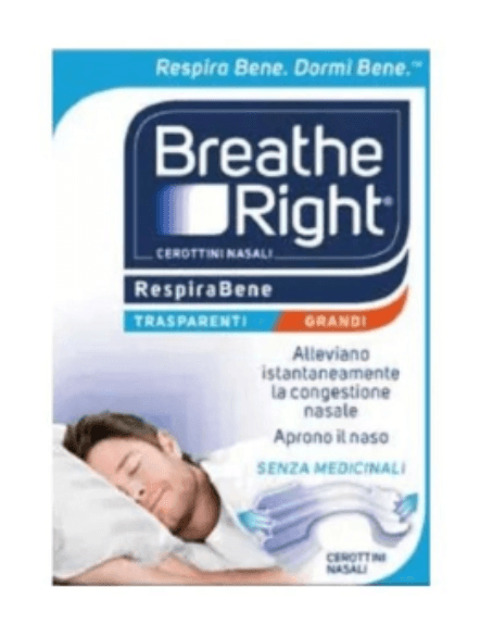 Breath Right Transparent Groß – 10 bandelettes nasales
