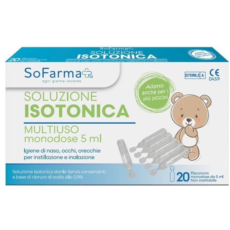 Soluz Salina 0,9% – 20 ampoules de 5 ml