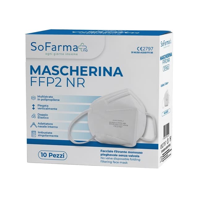 Masque FFP2 Blanc – 10 pièces