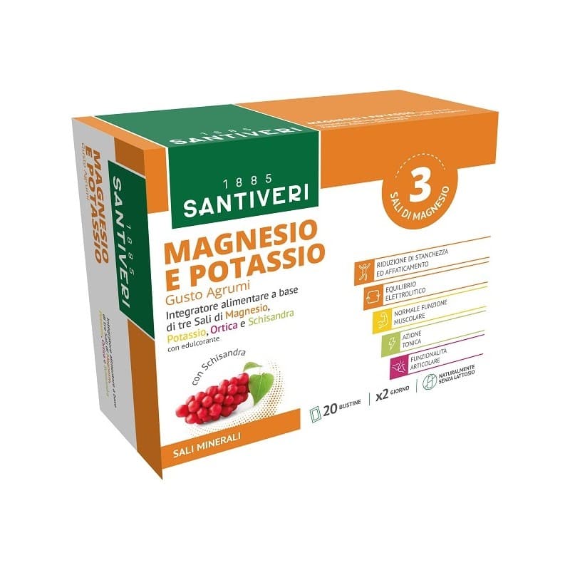 Magnesio e Potassio – 20 Beutel