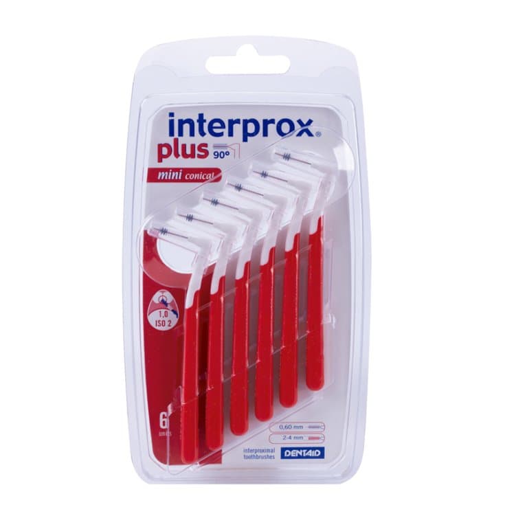 Interprox Plus Miniconico Rouge – 6 pièces