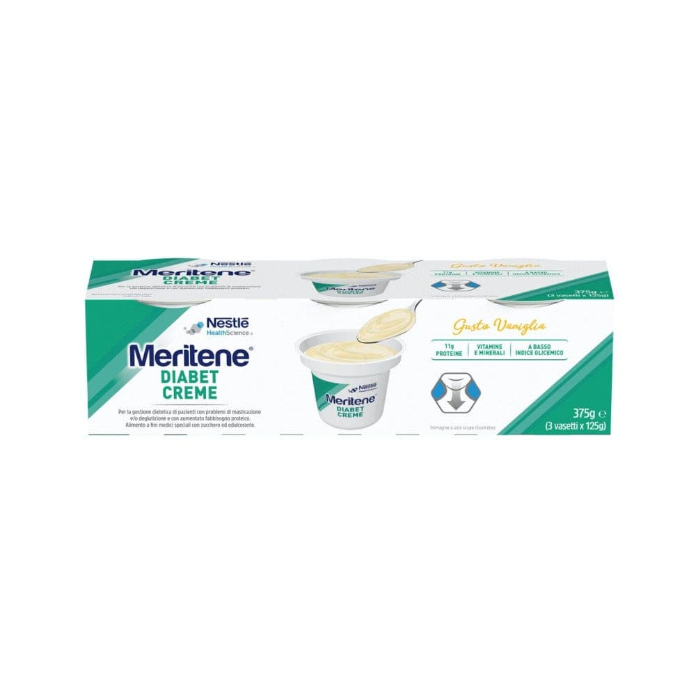 Meritene Diabet Crème Vanille – 3×125 g