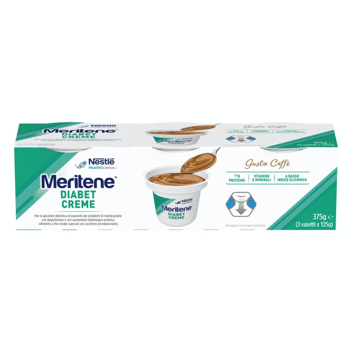Meritene Diabet Crème Café – 3×125 g