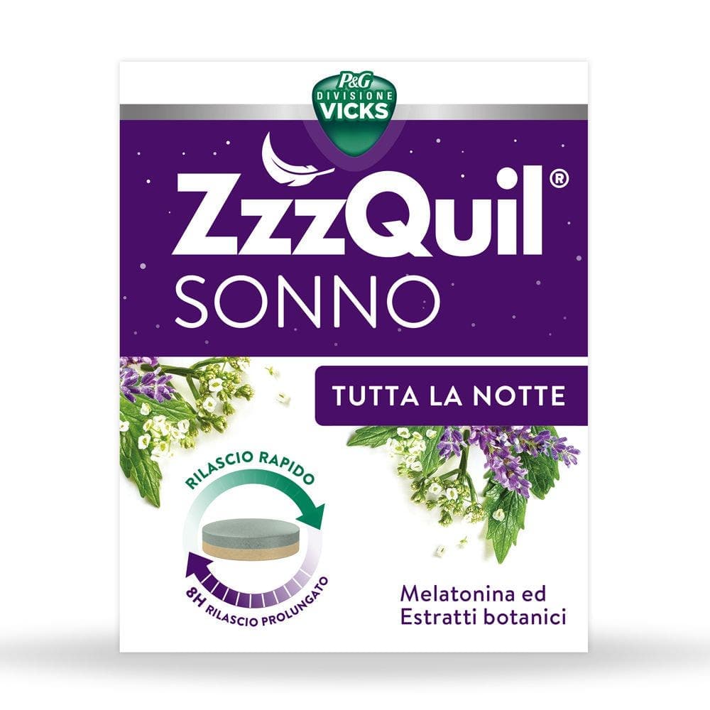 Vicks ZzzQuil Sonno Tutta Notte – 28 comprimés