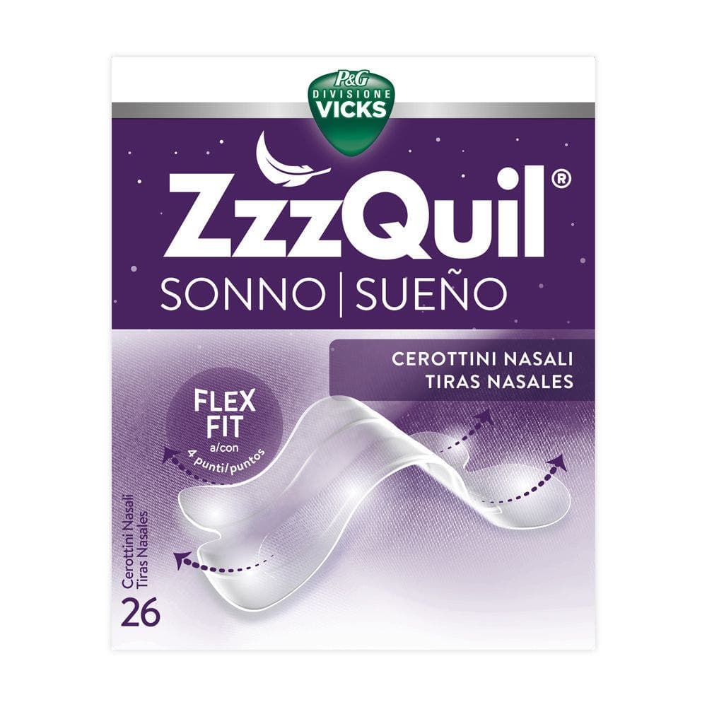 ZzzQuil Nasal Strips – 26 bandes nasales