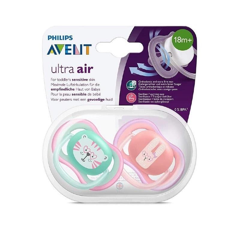 Philips AVENT Schnuller Air – 2er Pack, ab 18 Monaten