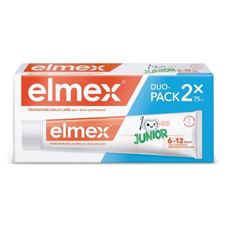 elmex Junior Dentifrice Duopack – dentifrice pour enfants