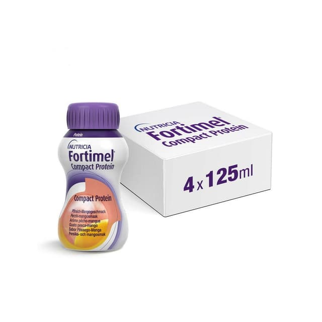 Magnésium + Choline – 4x125ml | Fortimel Compact Protein Pêche