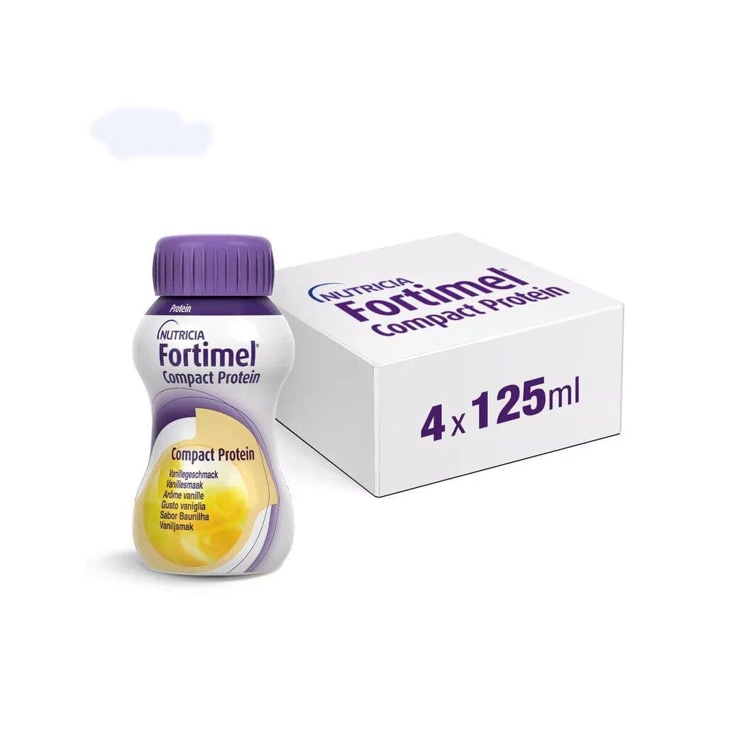Fortimel Compact Protein Vaniglia – 4 × 125 ml