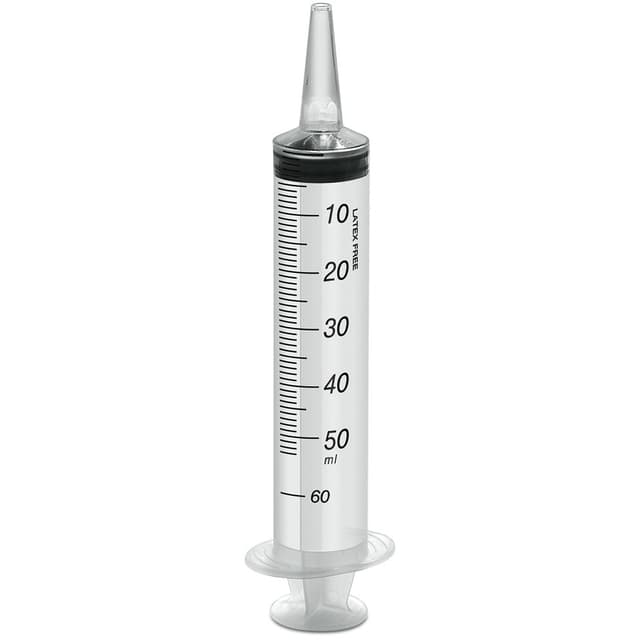 Safety Seringue jetable 50-60 ml avec cône de cathéter, 1 pièce