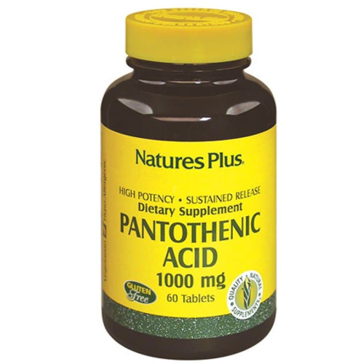 Pantothensäure (Vitamin B5) 1000 mg – STREGA Nahrungsergänzung
