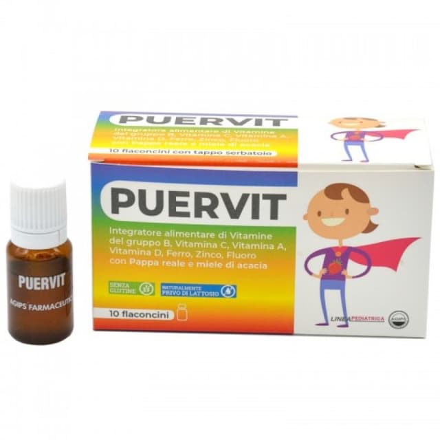 Fer + Zinc – 10 flacons | Puervit Complément alimentaire