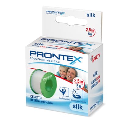 Prontex Cer Silk Roc Seta – 5 pansements de 2,5 cm