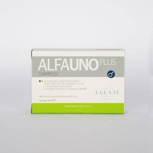 Palmier nain (Serenoa) + L-méthionine – 36 comprimés gastro-résistants | Alfauno Plus Complément alimentaire