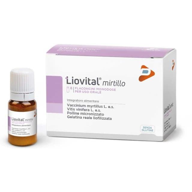 Myrtille – 8 flacons | Liovital Mirtillo