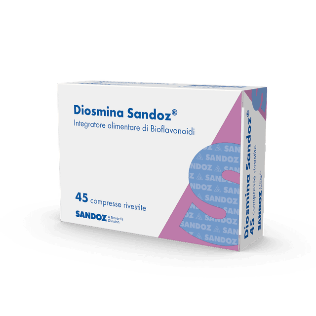 Diosmine + Hespéridine – 45 comprimés gastrorésistants | Diosmina Sand