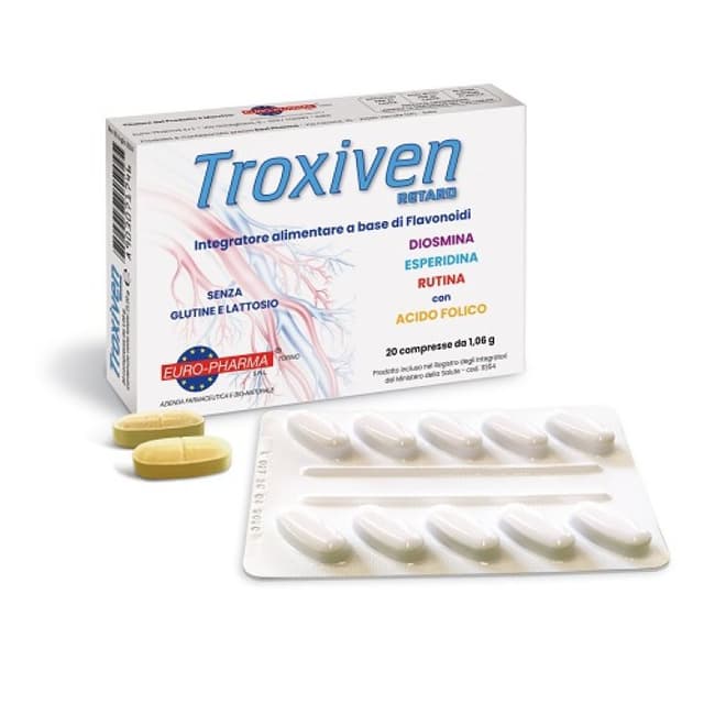 Diosmine 300 mg + Hespéridine – 20 comprimés | Troxiven Complément alimentaire