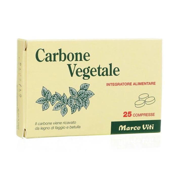 Carbone Vegetale – 25 Tabletten von Viti