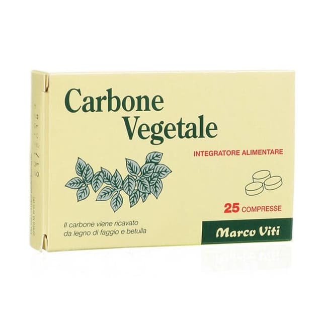 Carbone Végétal Viti – 25 comprimés
