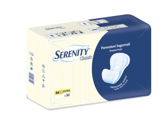 Serenity Pannolone Anatomico Extra – 30 Inserts Absorbants