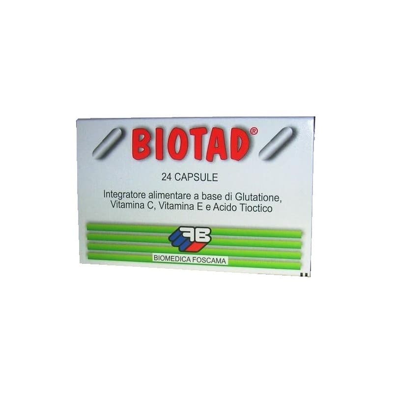 Glutathion + Vitamine C 120 mg – 24 gélules de 340 mg | Biotad