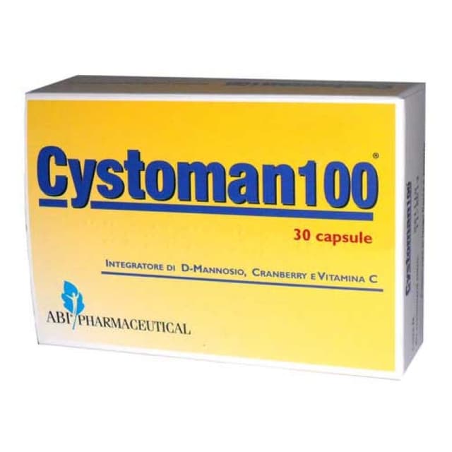 D-mannose + Canneberge – 30 gélules de 270 mg | Cystoman 100