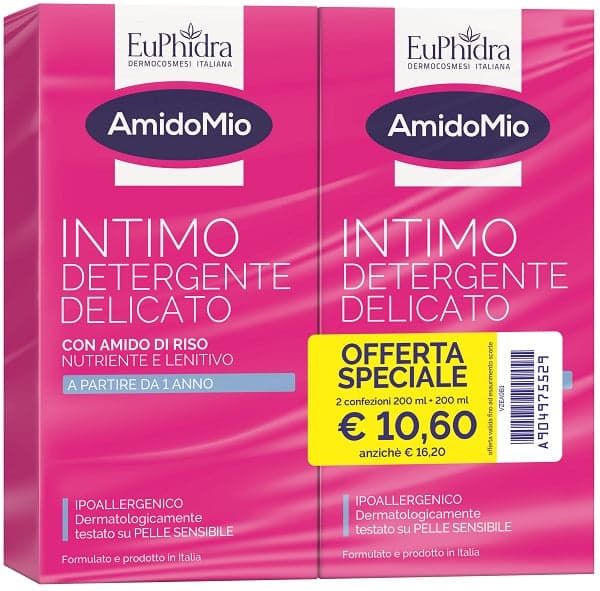 Euphidra AmidoMio Intima Nettoyant Intime – 200 + 200 ml