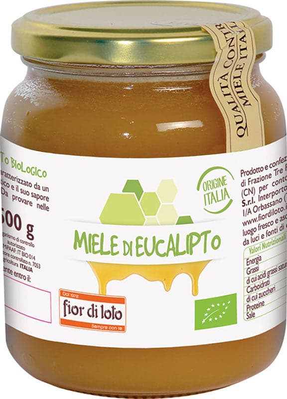Miel d'Eucalyptus Bio Fior di Loto – Pot 500 g