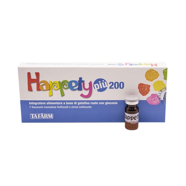 Happety Più 200 – 7 ampoules de 200 ml