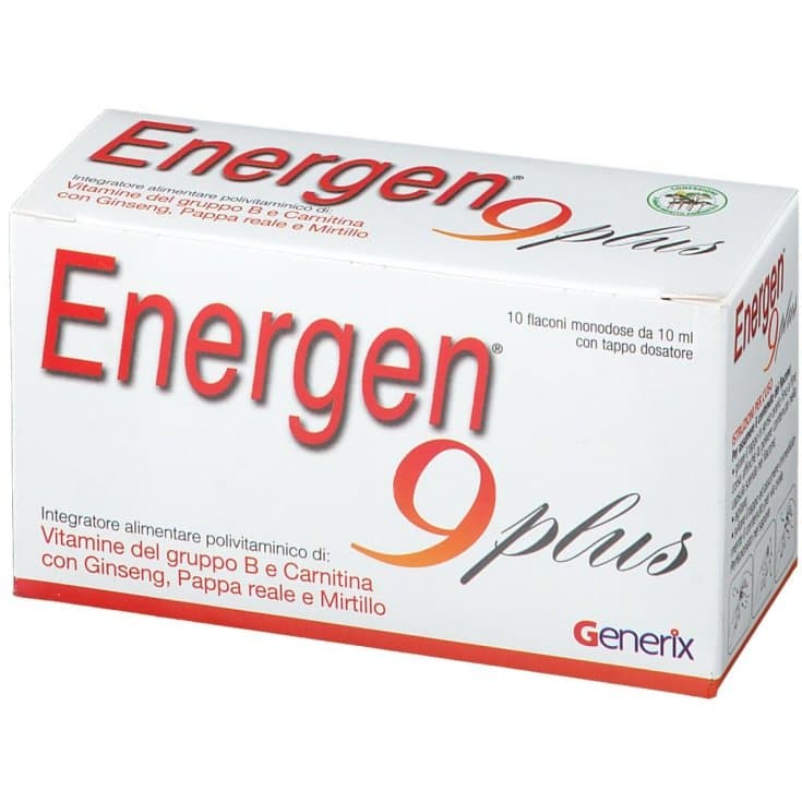 Energen-9 Plus – Ampoules à boire