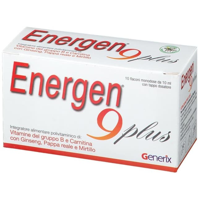 Energen-9 Plus – Ampoules à boire