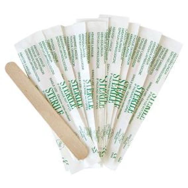 Abaisse-langue en Bois Stérile – 1 pièce