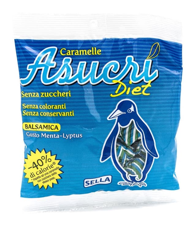 Asucri Diet Baume Bonbons sans sucre – 40 g