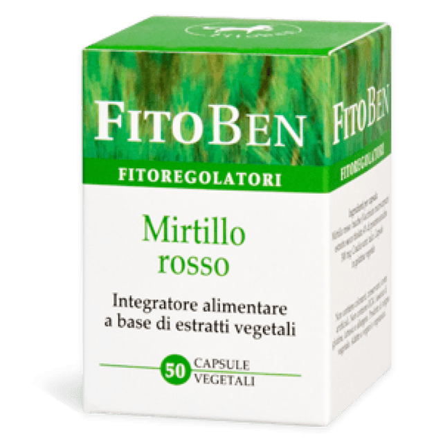 Fitoben Mirtillo Rosso (Cranberry) – 50 gélules